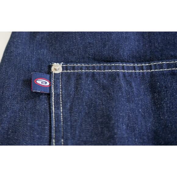 Bongo Denim Halter strap Maxi Dress 1X Empire Waist Street Western Y2K 90s Style - Picture 9 of 13